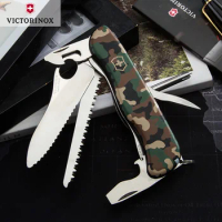 2022 Swiss army knife 111mm camouflage mountain ranger 0.8463.MW94 outdoor multi-functional folding Swiss knife