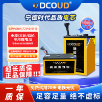 外賣專用電動車鋰電池大容量鐵鋰48v60V72伏55全新寧德電瓶摩托車—貼心服飾