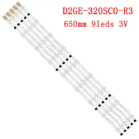 100 set=500pcs 650mm LED strip 9 leds For UA32F4088 2013SVS32H D2GE-320SC0-R3 UA32F4088AR CY-HF320AGEV3H UA32F4000AR UE32F5300AK