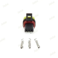 3 Pin 1-936527-2 Auto Headlight Cable Socket Light Height Adjustment Motor Plug For Cars