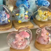 2024 Miniso Blind Box Care Bears Weather Forecast Series Blind Peripheral Figures Cartoon Decorative Tabletop Ornaments Gifts
