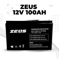 Aki Baterai Battery VRLA ZEUS 100 Ampere 12v100ah 12v 100ah KARGO