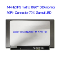 144HZ IPS matrix 1920*1080 monitor 30Pin Connector 72% Gamut LED display screen NV156FHM-NY1 FHD