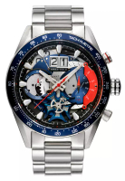 Aries Gold Aries Gold Jolter - Jam Tangan Chronograph Pria - Silver Blue - Stainless Steel - G 7008