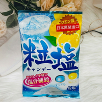 日本 粒鹽 鹽分補給 67g 個別包裝 硬糖 蘇打風味&amp;檸檬風味 綜合鹽糖｜全店$199免運
