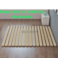 Giường chất liệu gỗ Quế Thơm Giường gấp gọn Giường pallet giường cuộn Nhật Bản