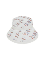 หมวกผู้หญิง  แบบใส่ X ISSUE BUCKET HATSสีขาว