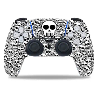 skull Protective Decal Skin For PS5 Accessories Sticker For PS5 Gamepad for PS5 Controllers TN-PS5QB-0363