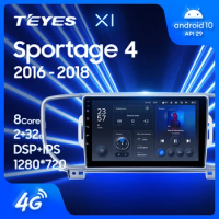 TEYES X1 For Kia Sportage 4 QL 2016 - 2018 Car Radio Multimedia Video Player Navigation GPS Android 10 No 2din 2 din DVD