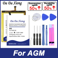 DaDaXiong New AGMGloryG1 AGMH6 AGMG2 AGMX5 AGMM6 Battery For AGM Glory X5 H6 G1 G2 M6 M7 SE Pro + Kit Tools