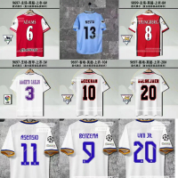 Vintage football jerseys: Real Madrid, Modric, Kroos, C. Ronaldo, Henry, Argentina, Messi