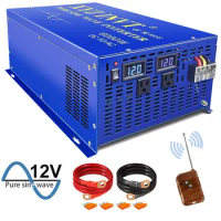 XYZ INVT Power Converter DC 12V/48V To AC 110V/240V 6000W Pure Sine Wave Inverter Portable Power Bank Converter Solar Inverter
