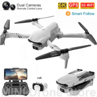F10 Easy Fly GPS VR Drone 4K Aerial Photography RC Helicopters Gifts Smart Follow Me Folding Quadcopter With Camera Free Return