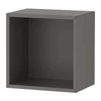EKET 收納櫃, 深灰色, 35x25x35 公分