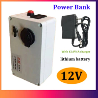 Lithium Battery 12V 10Ah/20Ah/30Ah Mobile Power Supply Suitable for Car Mobile Power Supply Audio LED Light Car Washer Spray