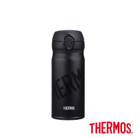 THERMOS膳魔師不鏽鋼真空保溫瓶0.35(JNL-352HL-ALB)(黑色)