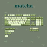 Matcha Light Green Cute XDA Keycaps Custom DIY PBT MX Switch Mechanical Keyboard Keycap Anne Pro 2 GK61 Japanese Thai