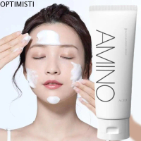 100ml Kiểm soát dầu Kem làm sạch da chứa Amino Acid Loại bỏ bọ ve Dưỡng ẩm Sữa rửa mặt Làm sáng da L