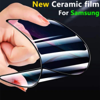 Not broken edges Ceramic Screen Protector Film for Samsung J4 J6 Plus J8 2018 A5 A7 A8 full coverage Super Toughness Anti-broken