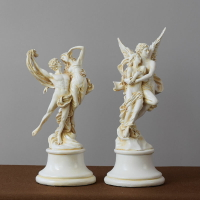 希臘神話雕像愛神翅膀天使創意藝術情侶雕塑客廳婚慶裝飾品擺件