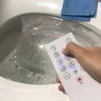 Smart sensor auto bidet toilet flush electronic