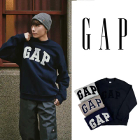 【GAP】大學t 寬鬆版型 刷毛 Gap 長袖大學T 長T 平輸品(大學T)