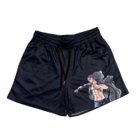 2023 newAnime Gym Shorts Men Women Attack on Titan Eren 3D Printed Casual Shorts Quick Mesh Dry Short Pants for Fitness Workout Running
