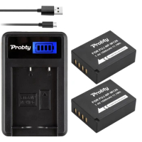 2Pcs Probty NP-W126 NP W126 Battery + LCD Charger for Fujifilm HS30EXR X-A1 X-A2 X-A3 X-E1 X-E2 X-E2S X-M1 X-Pro1 X-T1 X-T10