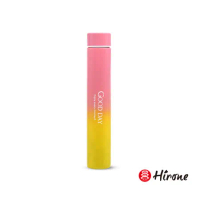 【日本HIRONE】 250ml造型保溫瓶-鉛筆杯-漸層黃粉(內316、304)