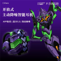 象鼻子真無線藍牙耳機EVA聯名新世紀福音戰士藍牙5.3開放式降噪-創美