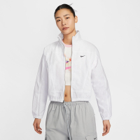NIKE 外套 女 運動立領外套 寬版 防曬 AS W NSW EVRTHNG WVN RPL UV 白 HJ1000-100 (2S4306)