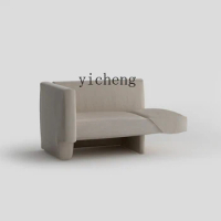 Tqh Sofa Single Chaise Bed Fabric Sofa Leather Multi-Functional Small Apartment