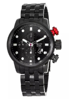 Alexandre Christie Alexandre Christie - Chronograph Watch - Black - Stainless Steel Bracelet - 6163MCBIPBARE