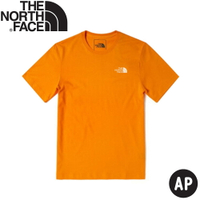 【The North Face 男 短袖上衣 AP《亮橘》】4U9I/短T/休閒短袖/T恤