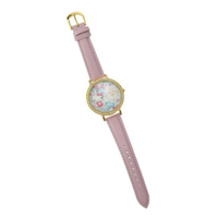 大賀屋 日本製 Hello Kitty 陶瓷 手錶 淑女錶 腕錶 立體 皮革 凱蒂貓 KT 三麗鷗 J00030673