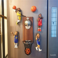 免運 可開發票 詹姆斯庫裏湯普森立體創意冰箱貼 磁貼nba籃球星人物籃球框開瓶器&amp; XBL0
