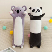Mainan Beruang Panda, Panjang 90Cm Toys Mini,Mewah Mewah, Mewah Mewah, Bantal Bolster Haiwan Plastik
