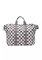 Chanel 二手 Chanel 印花帆布格紋週末托特包