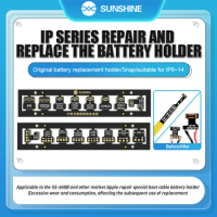 SUNSHINE Original Battery Repair Replacement Holder Snap For iPhone 6- 14 Pro Max XS XR 12 13 mini Batteries Base Repair Tools
