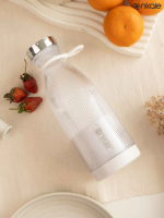 ANKALE Rechargeable Mini Portable Juicer 300ML Juicer Portable Multifungsi 4 Mata Pisau Stainles 304