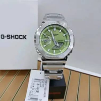 CASIO ORIGINAL - CASIO G-SHOCK G-STEEL GM-2110D-3ADR GM 2110D 3A - JAM PRIA - Stainless G SHOCK GSHO
