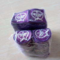 wosm bordir putra badge wosm bordir putri 100pcs