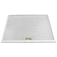 Stainless Steel Silver Cooker Hood Filters Metal Mesh Extractor Vent Filter 400 X 300 X 9mm Heating Cooling Vent