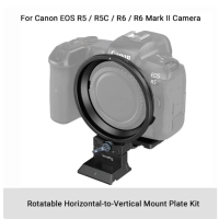 SmallRig-ชุดจานหมุนได้สำหรับ Canon EOS R5/R5C/R6/R6 Mark II เมาท์Horizontal-to-Verticalสำหรับ Canon