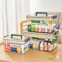 免運 日本家用醫藥箱家庭裝藥物收納盒多層大容量藥品收納箱兒童小藥盒