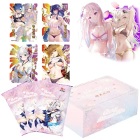 4/20/72 Pcs Anime Cherry Blossom Kiss Cards Goddess Story TCG SSR Rare Trading Collection Table Board Toy for Children Gifts