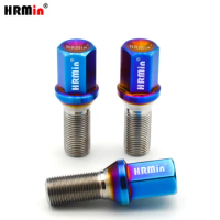 HRmin Extended 17mm Hex Cone Seat Gr.5 Titanium Alloy Automobile Vehicle Car Wheel Bolt for BMW Mini Cars M14x1.25x28mm