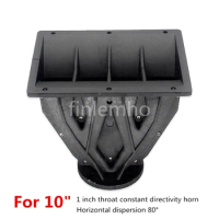 1PC DJ Speaker Tweeter Horn Line Array 1" Throat Wave Guide 206*155mm For Public Address System Professional Audio Home Theater