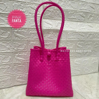 Include Aksesoris Tas Wanita Pink Fanta Original Majid Tas Handmade tote totebag