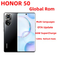 Original Global Rom Honor 50 5G SmartPhone Snapdragon 778G 120Hz 66W SuperCharge 108MP Camera NFC Android Mobile Phones